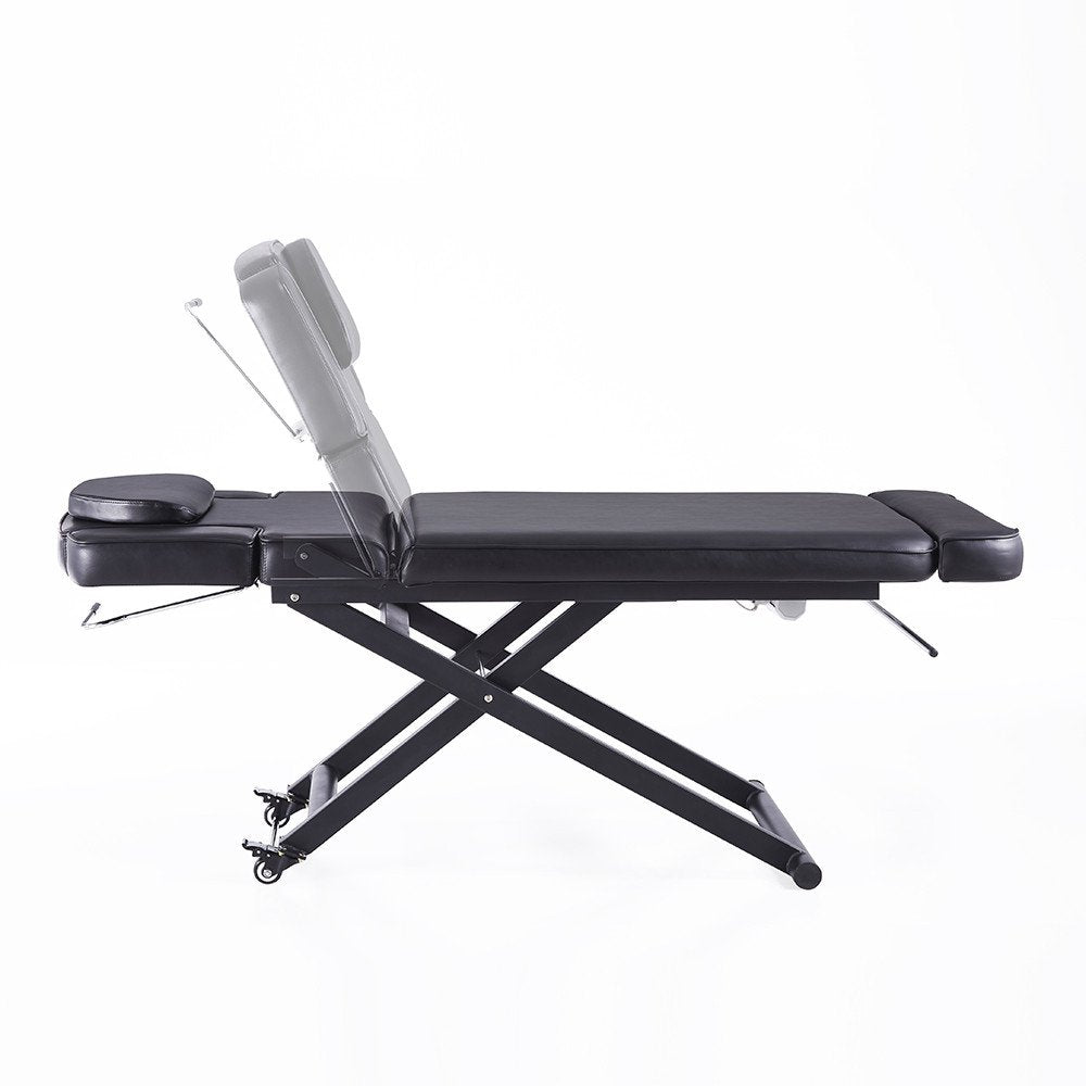 Alnatt Electric Treatment Table with Wireless Hand Remote-Black