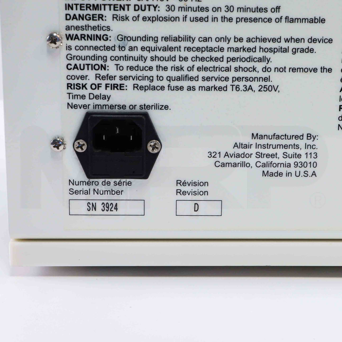Altair DiamondTome System Serial