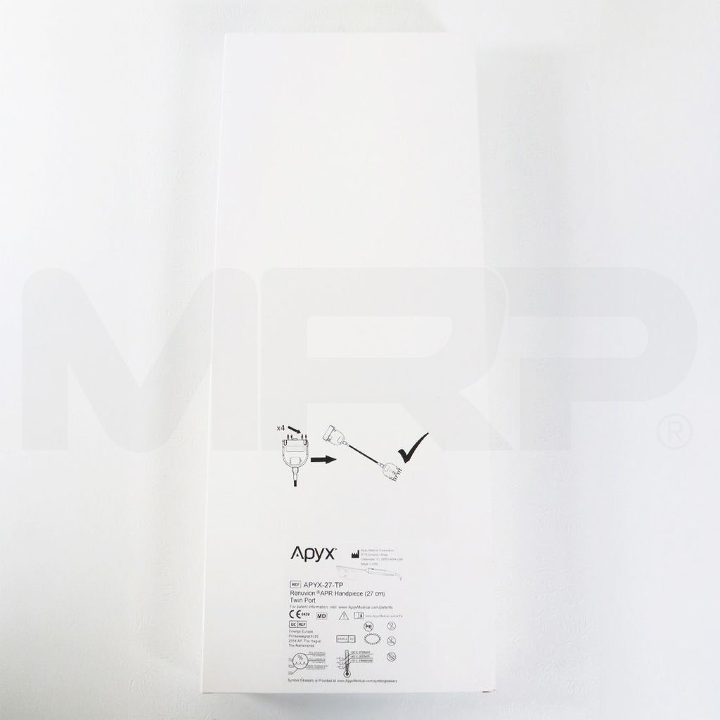 Renuvion APR Twin Port 27mm Handpiece Electrosurgical RF Generator APYX-27-TP 4 Pin EXP 08/2025