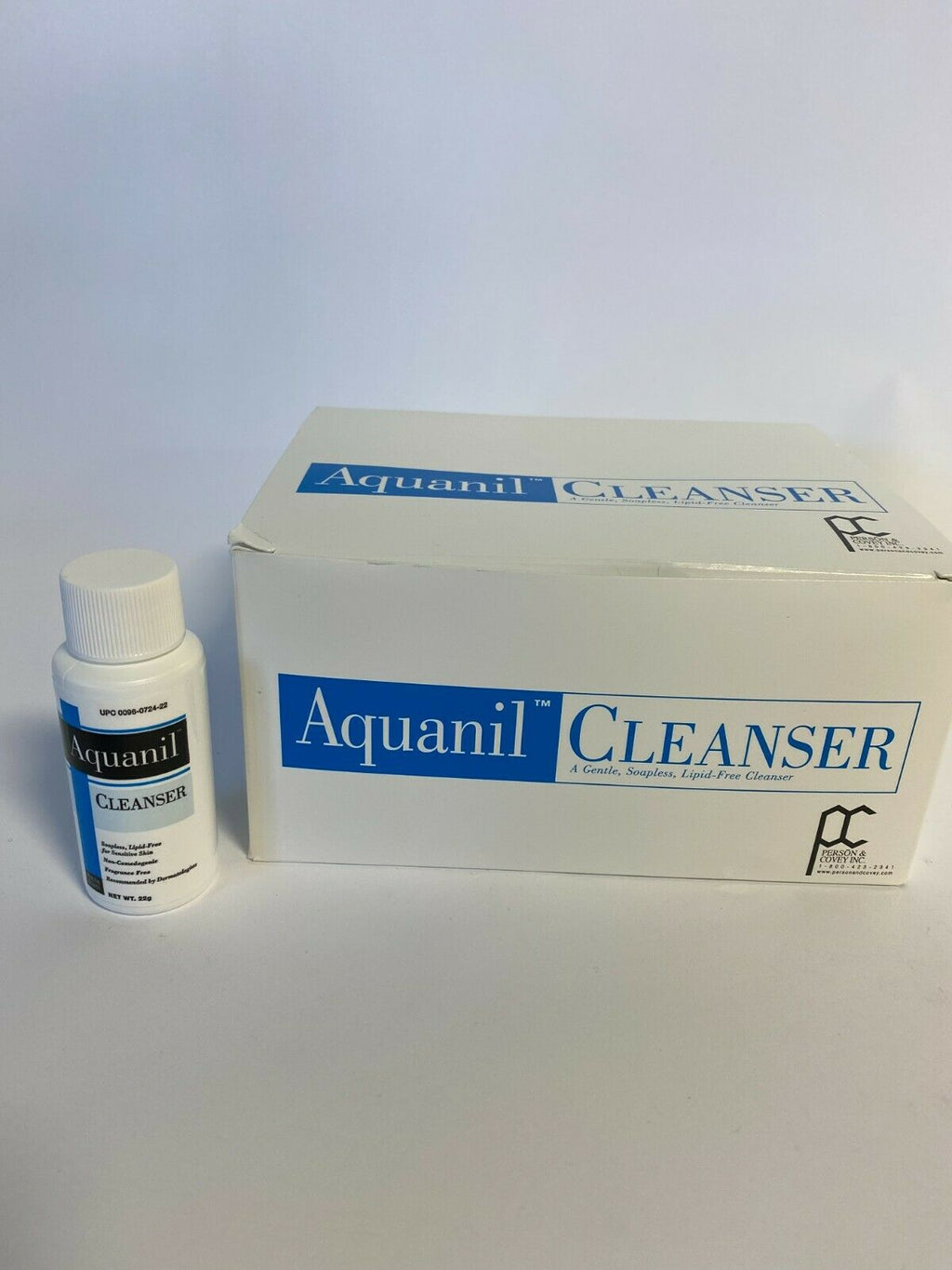 Aquanil Cleanser Gentle Soapless Lipid-Free Cleanser Net WT. 22g Fragrance Free