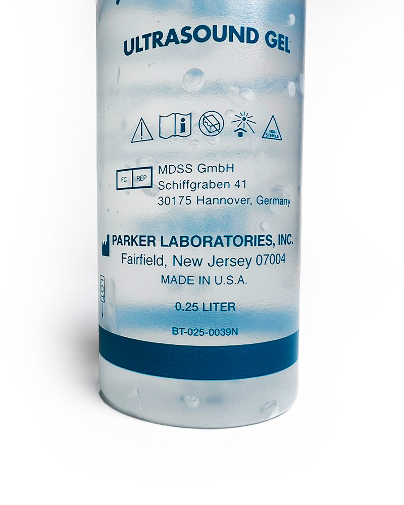 Aquasonic Ultrasound Gel Clear 03-08 Water Soluble Hypoallergenic .25 Litre 1pc