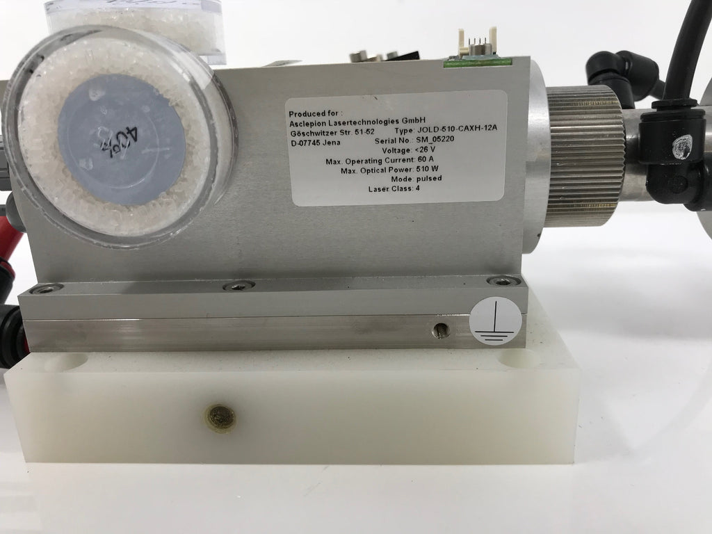Asclepion Mediostar Laser XT Head Fiber Focus Base Assembly PARTS UNIT