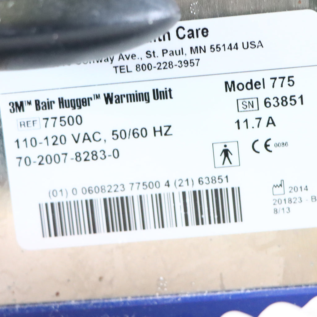 Bair Hugger - PATIENT WARMERvmodel 775 warming unit