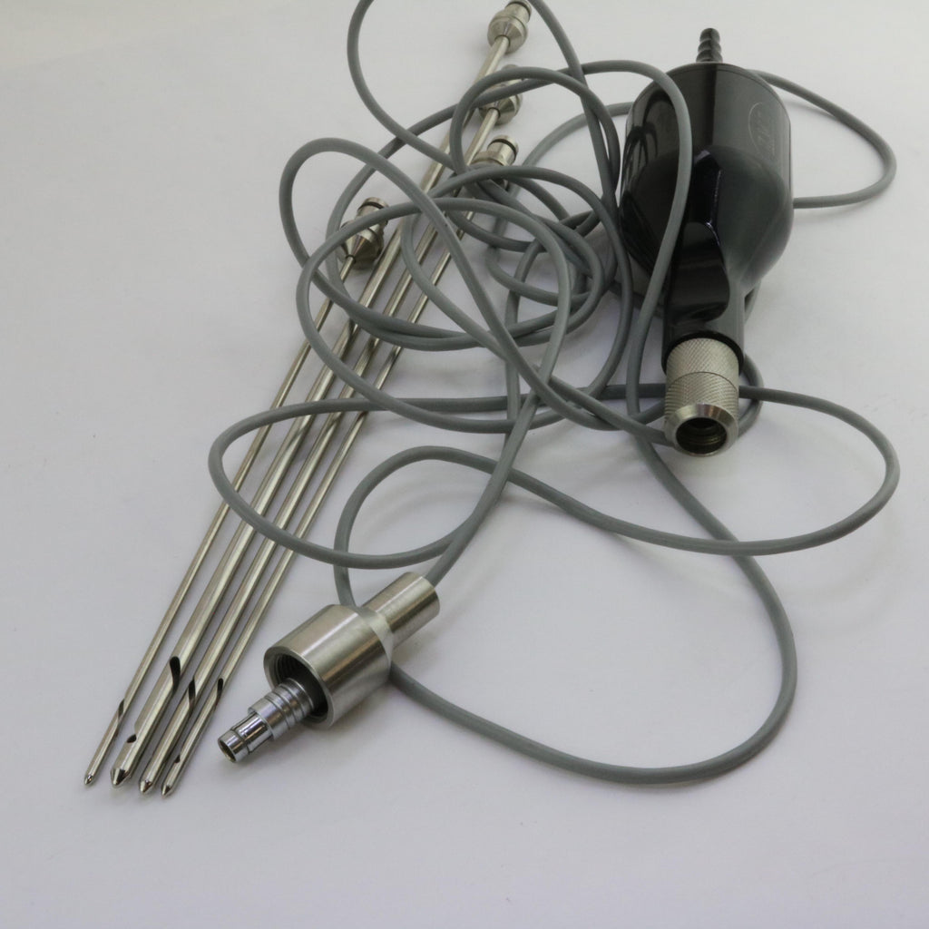 KMI Kolster Stars Oscillating Spiral Cannula Handle w/ Cannulas UNTESTED AS IS