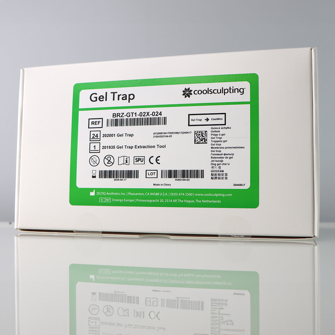 ZELTIQ BRZ-GT1-02X-024 CoolSculpting CoolMini Gel Trap w/Extraction Tool- 04-2024