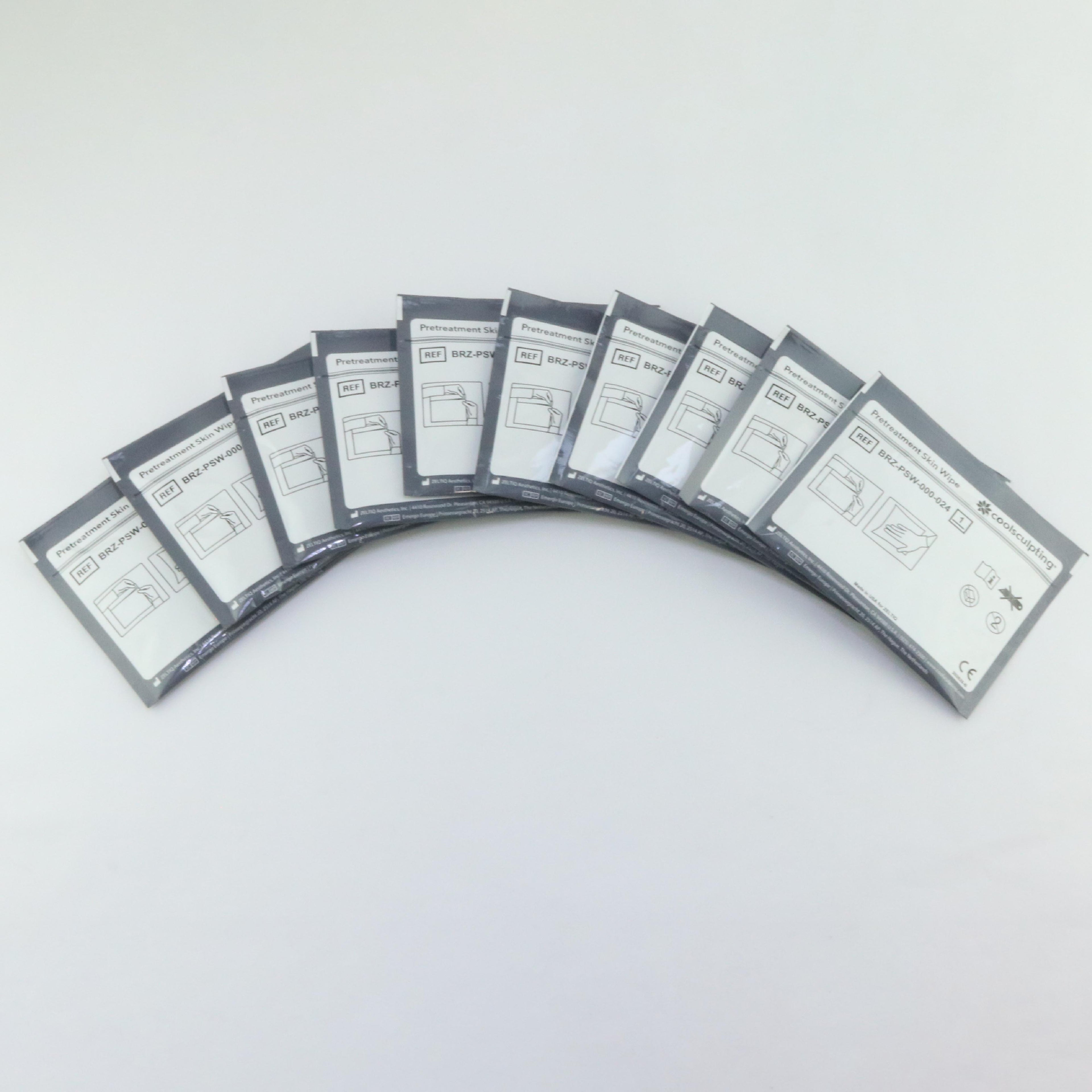 Zeltiq CoolSculpting BRZ-PSW-000 Pretreatment Skin Wipe EXP 2021-10-23 (10 PACK)