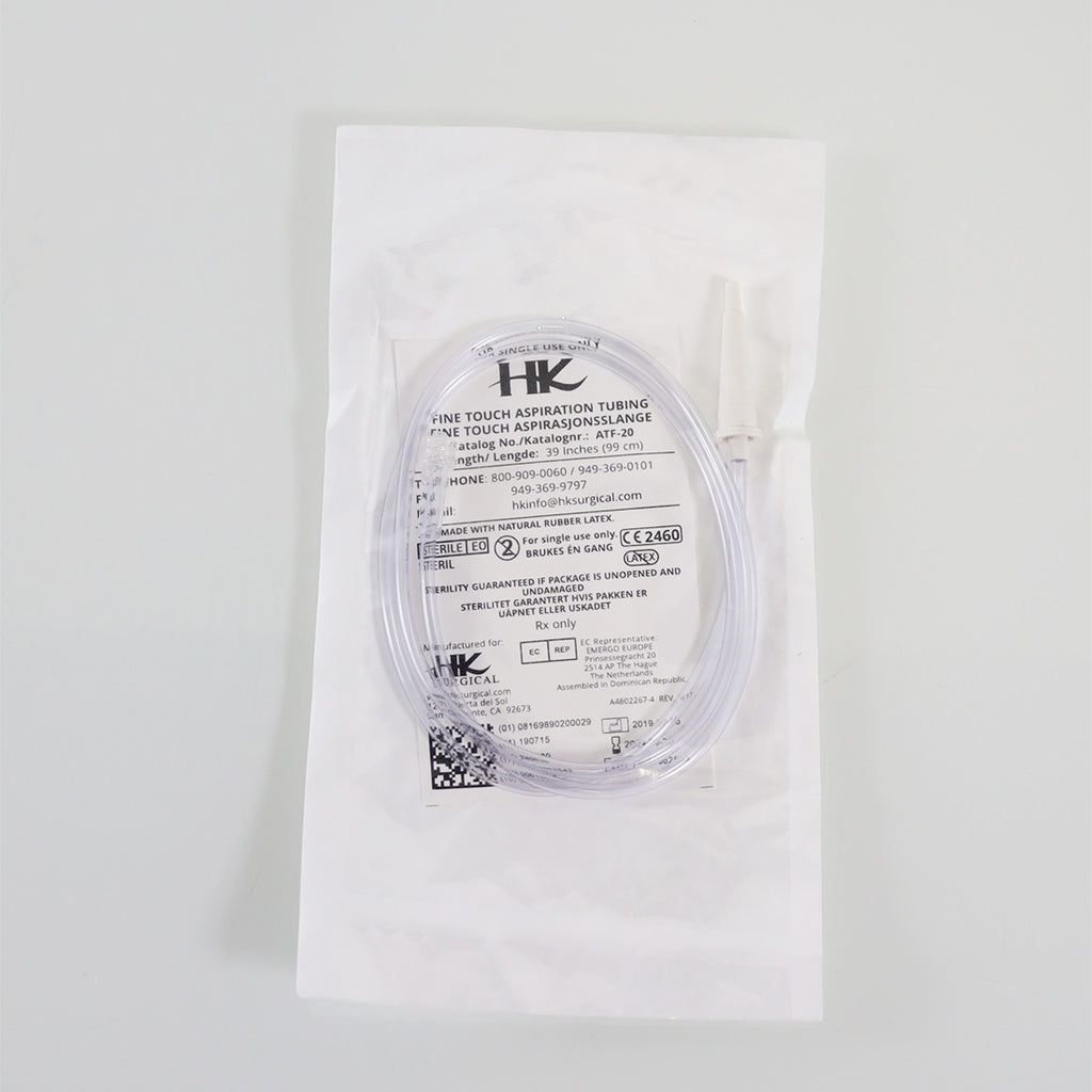 HK Surgical Clear Infiltration Tubing Set Aspiration ATF-20 Tube 06/2024