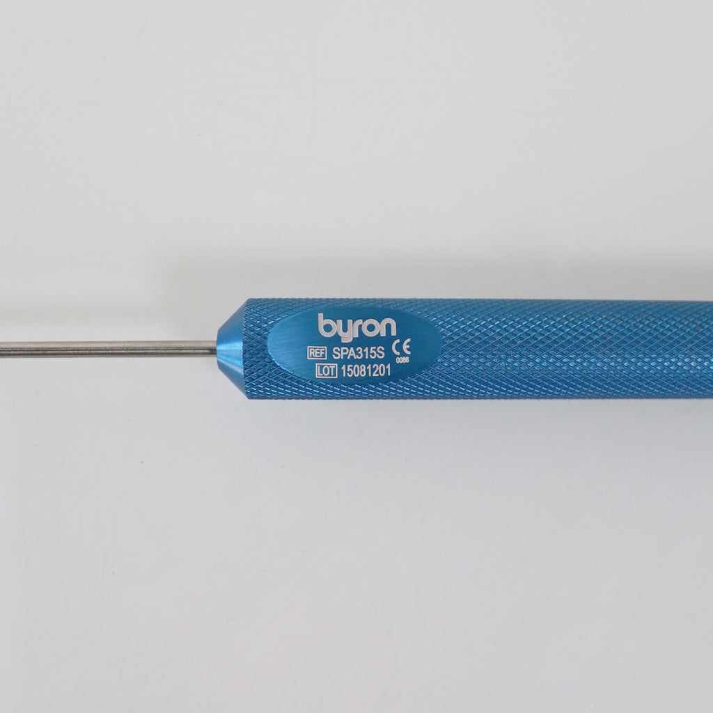 Byron SPA315S Spatula Blue Liposuction 3mm X 15cm Cannula