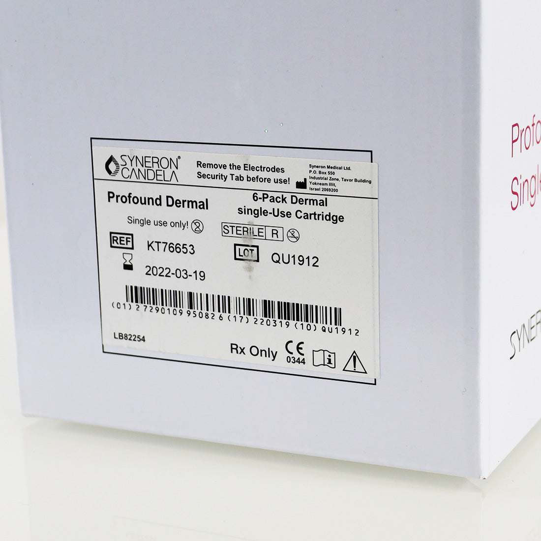 Syneron Candela Profound Microneedling RF Dermal Cartridge Tip, Exp 03/2022 6-Pack