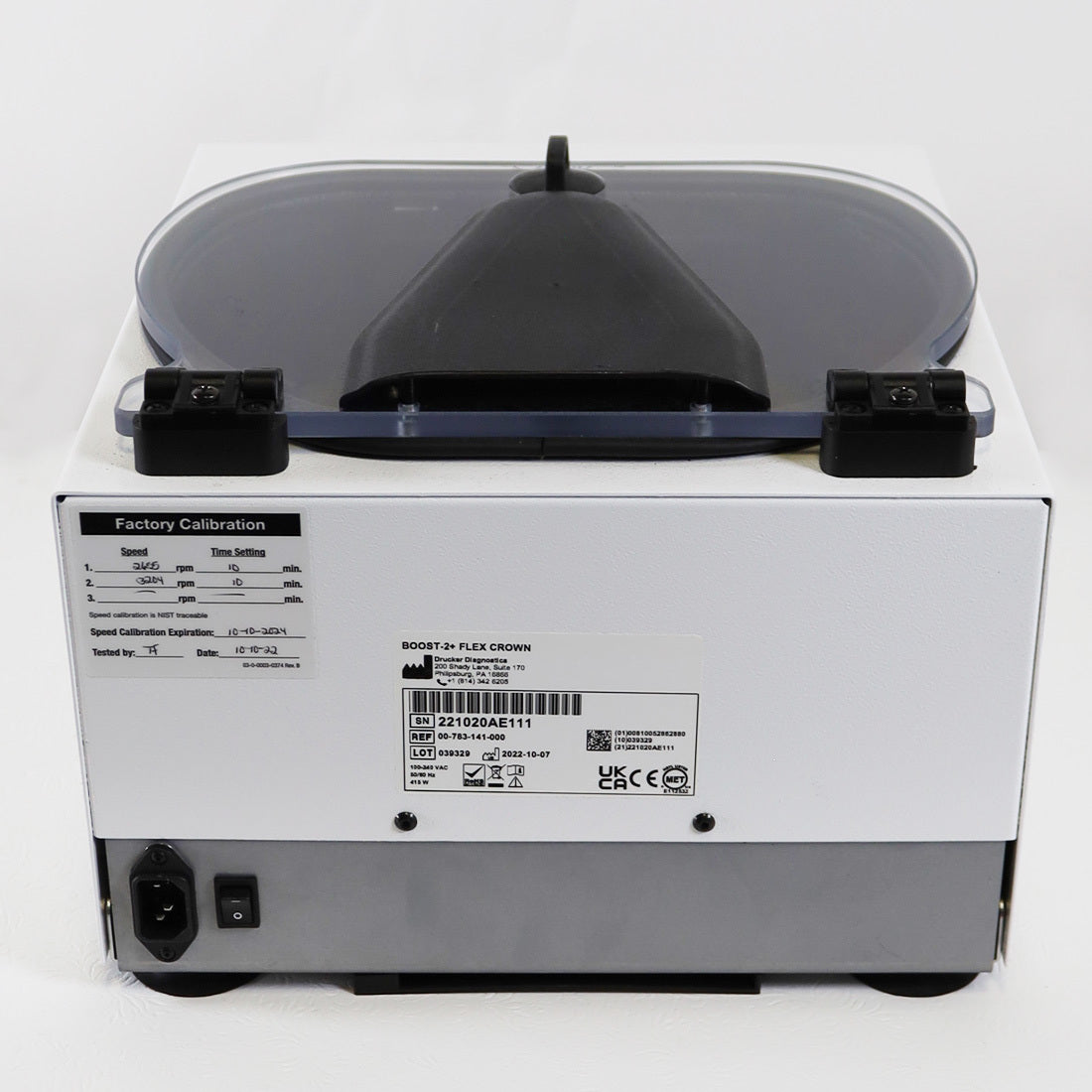 Crown Aesthetics ProGen PRP Boost-2+ Flex Crown 4400RPM Centrifuge
