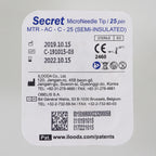 Cutera SecretRF Pro 25-Pin Semi-Insulated Microneedle Tip MTR-AC-25 - 10pk - Expired