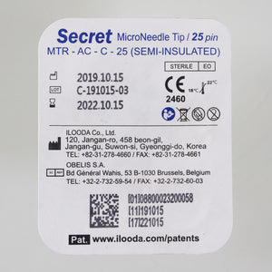 Cutera SecretRF Pro 25-Pin Semi-Insulated Microneedle Tip MTR-AC-25 - 10pk - Expired