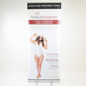 VenusConcept Venus Velocity Hair Removal Information Marketing Display Banner