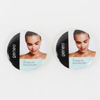 Geneo '3 Steps For Beautiful Skin' Magnetic Button Marketing Advertising x2