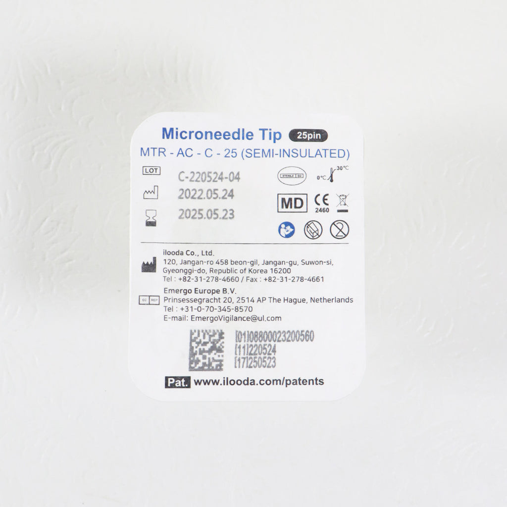 Cutera Secret RF Microneedle Tips OEM 25 Pin Semi-Insulated Tips MTC-AC-25 x6