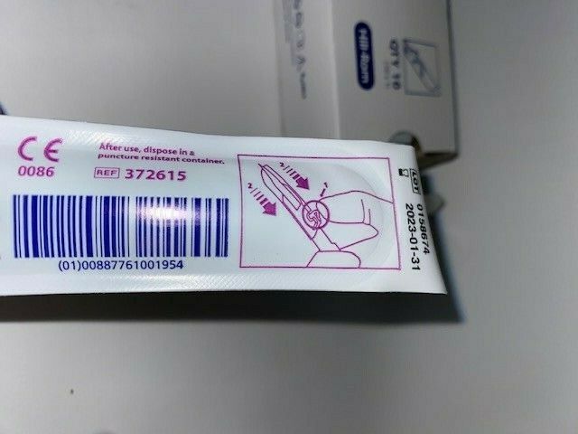 Bard-Parker Stainless Steel Blade Protected Disposable Scalpels 10 Blades in Box