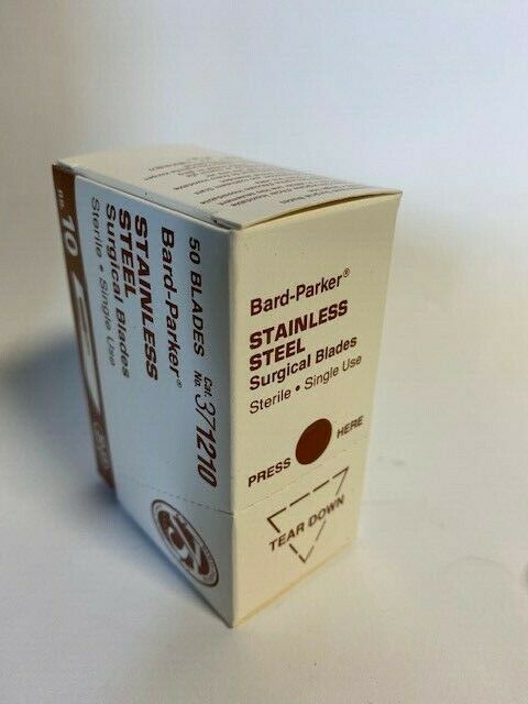 Bard-Parker Stainless Steel Surgical Blades Sterile & Single Use Blades