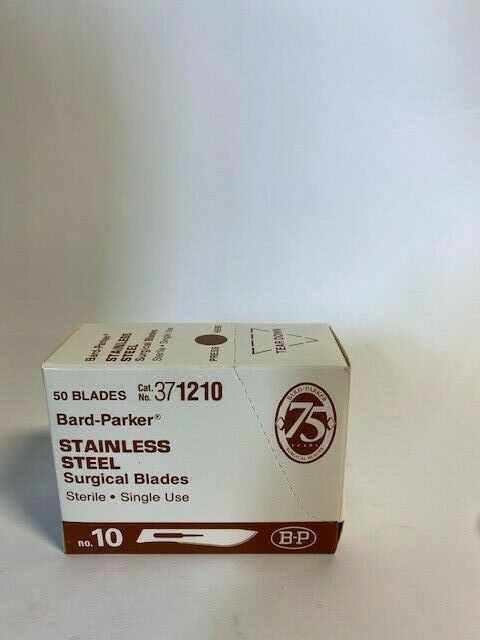 Bard-Parker Stainless Steel Surgical Blades Sterile & Single Use Blades