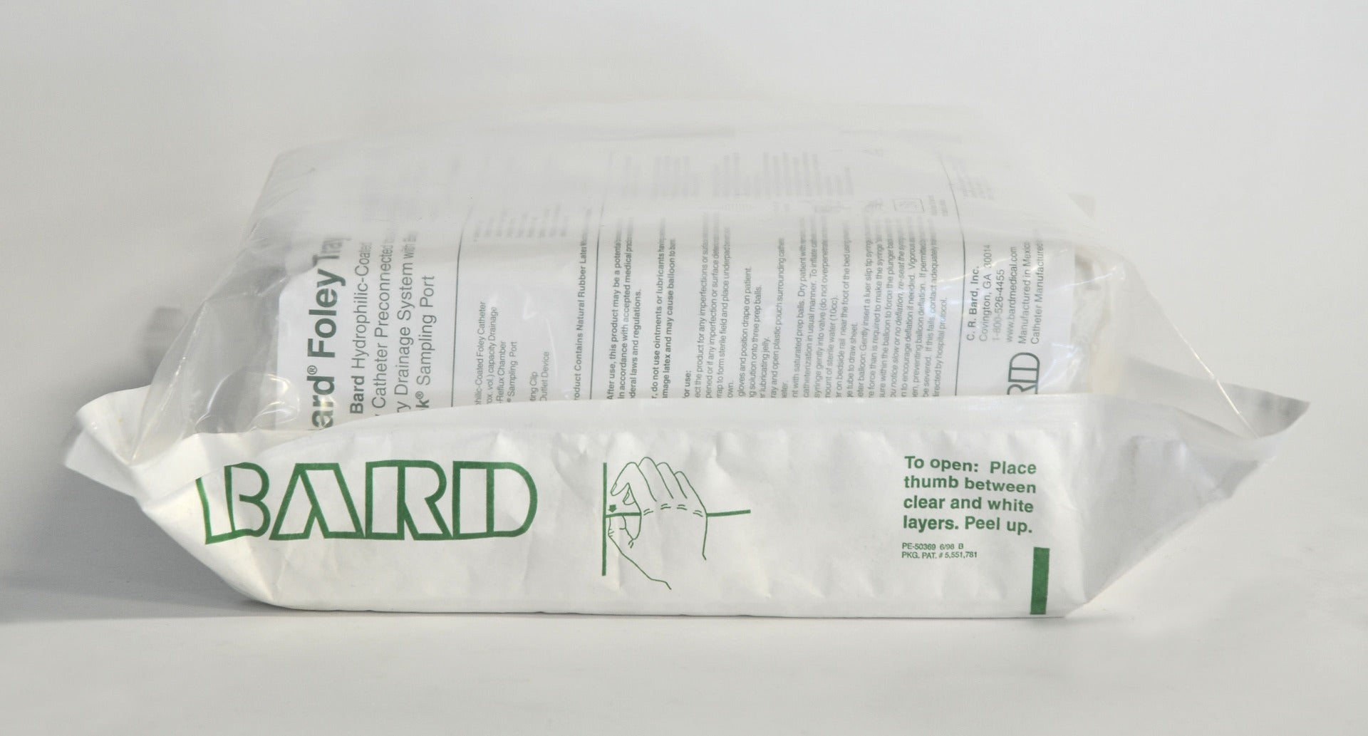Bard Foley Tray 5cc Balloon Catheter 16 Fr P/N: 898316 Urinary Drainage System