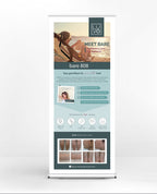LUVO Bare 808 Floor Banner Stand - English