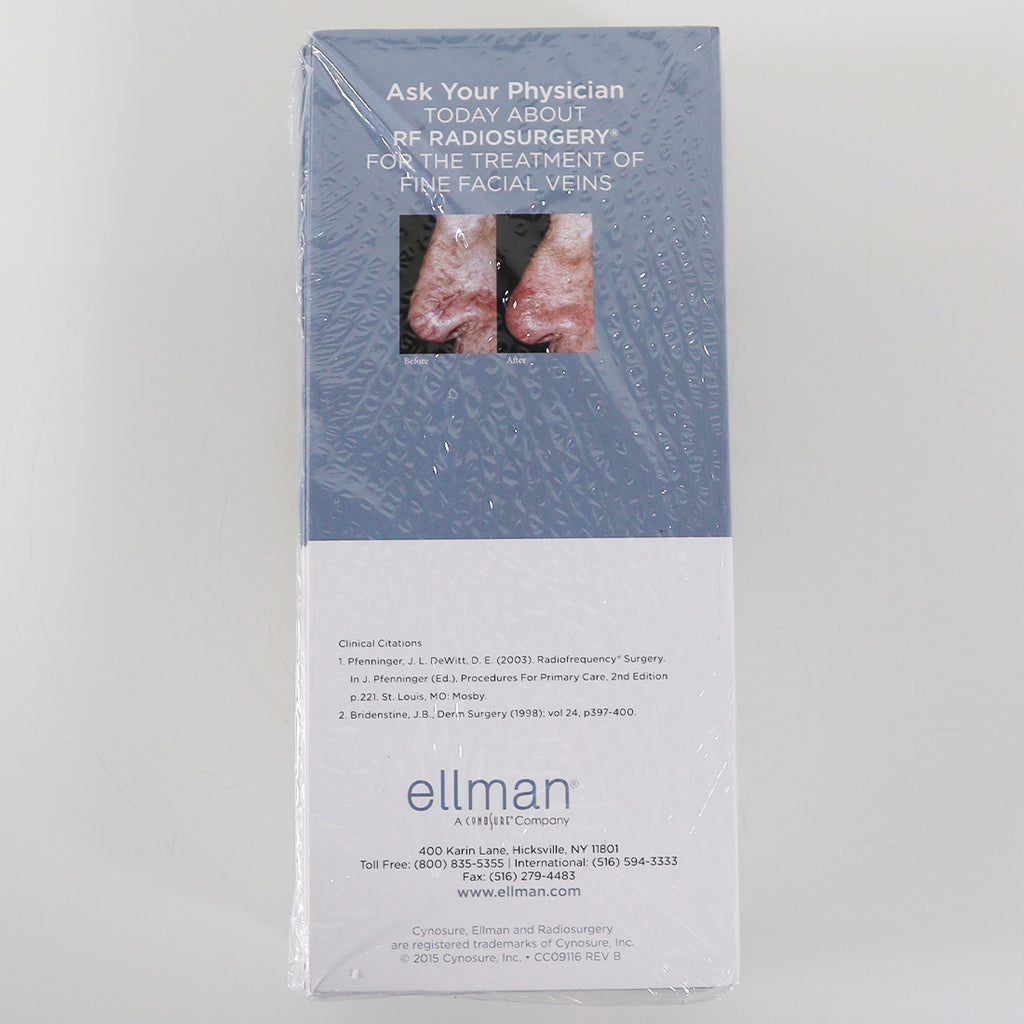 Cynosure Ellman RF Radiosurgery Marketing Brochure Unsightly Facial Veins x50 Pc