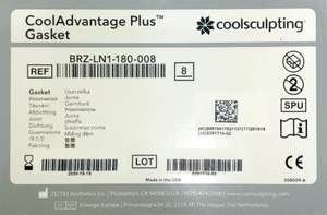 Zeltiq CoolSculpting BRZ-LN1-180-008 Cool ADVANTAGE PLUS Gaskets 5PK EXP 2020