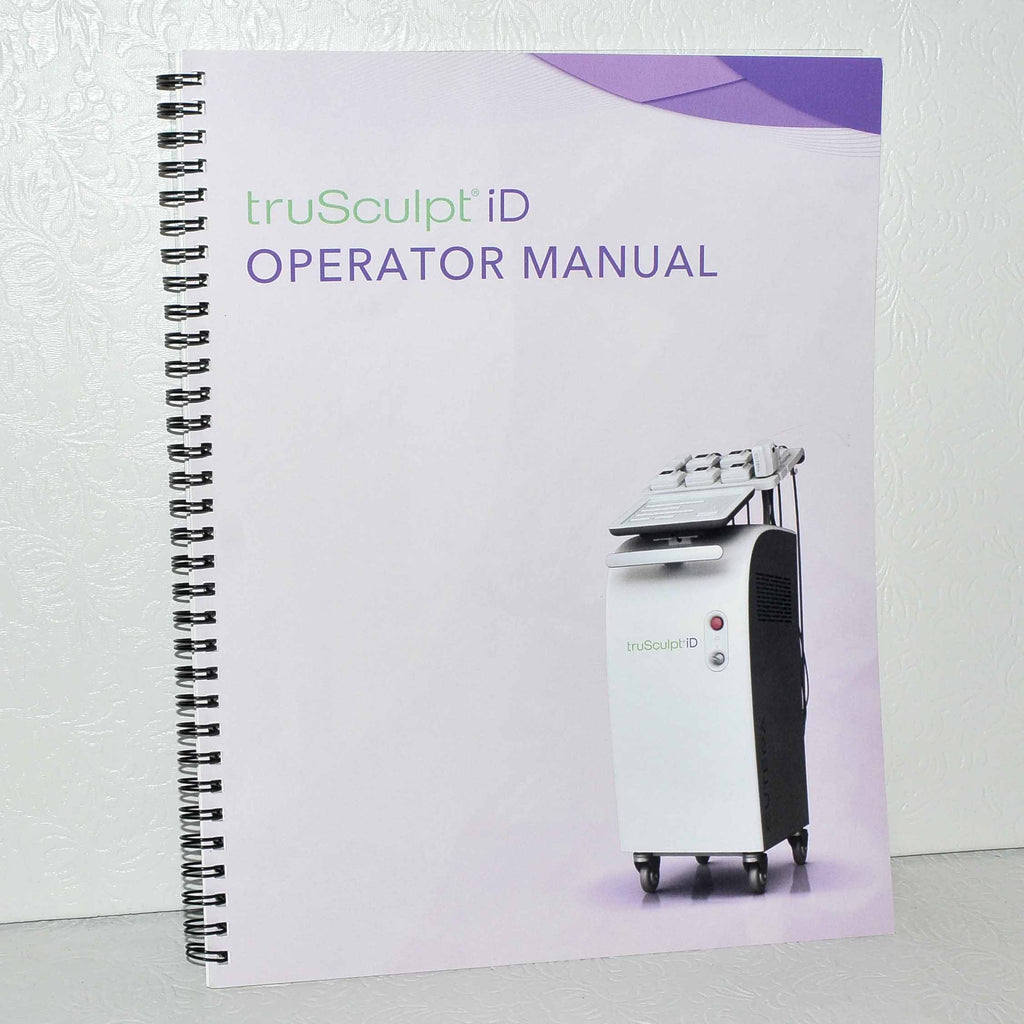 Cutera truSculpt iD Operator Manual User Training Treatment Guide Book D2023