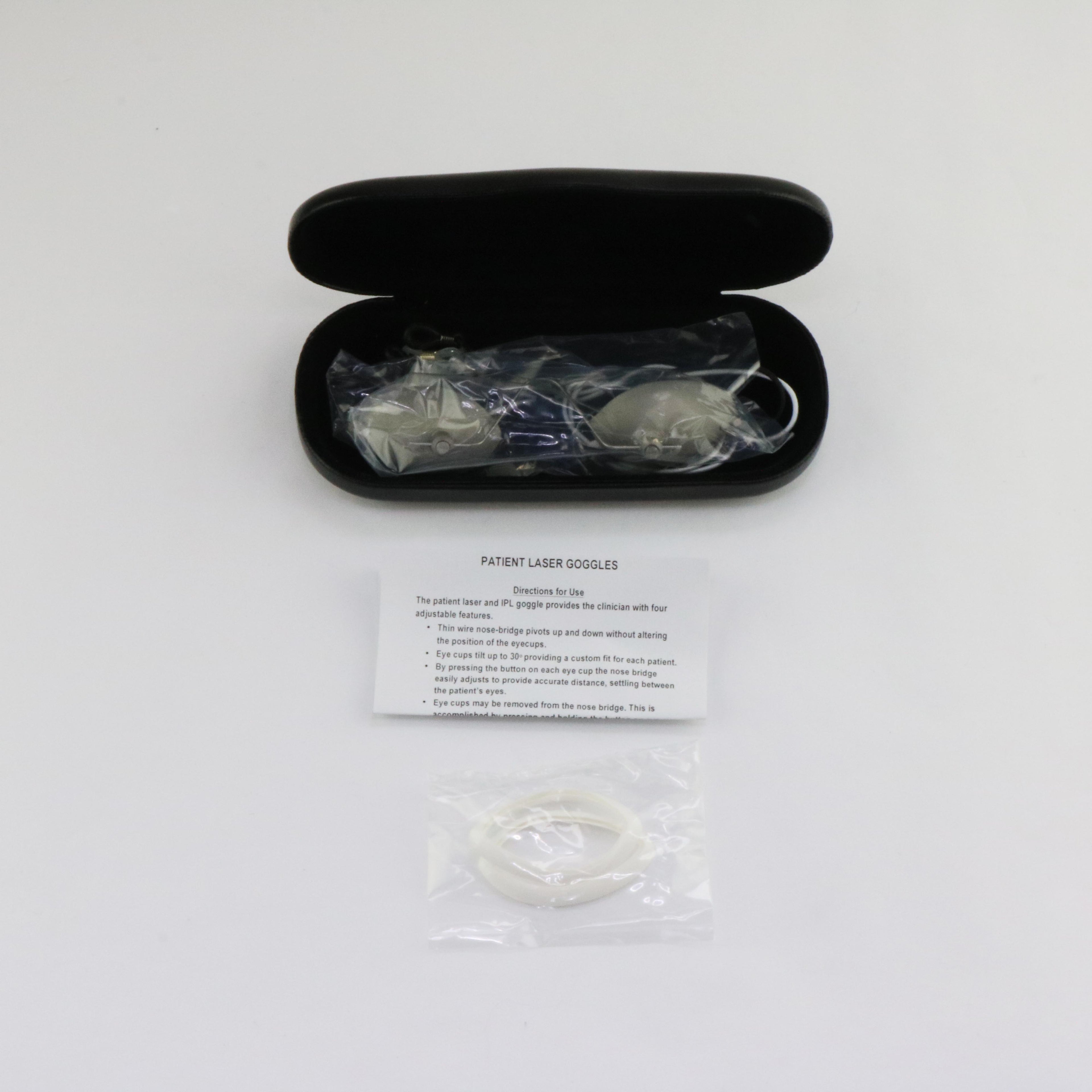 Innovative Optics Palomar Laser IPL Patient Eye Protection Metal Goggles