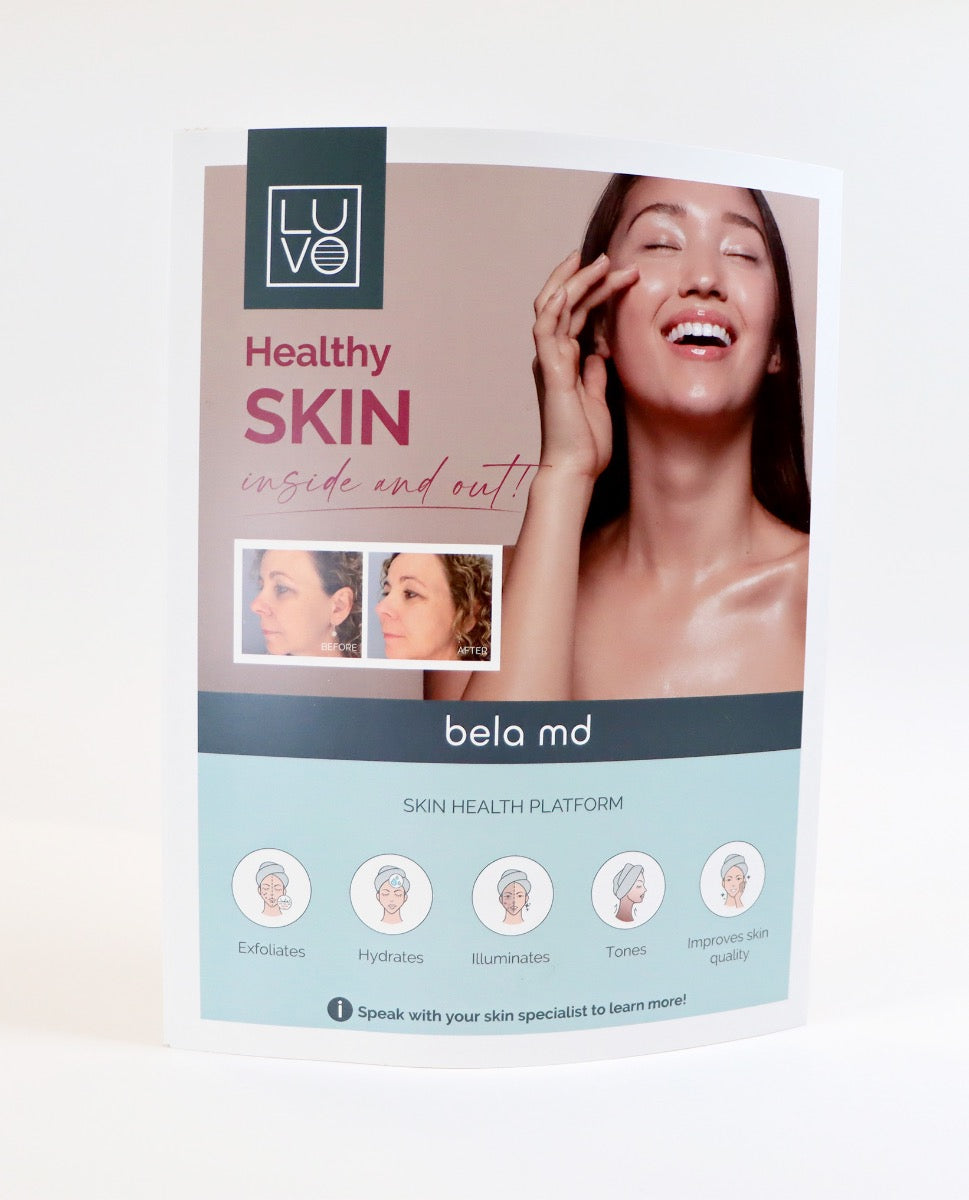 LUVO Bela MD Counter Cards 11" x 8.5" - English