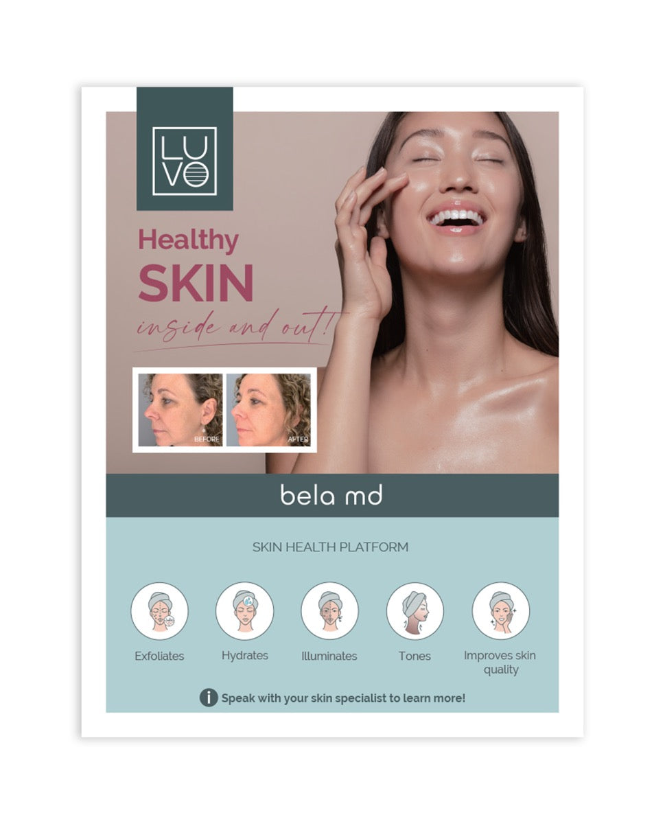 LUVO Bela MD Counter Cards 11" x 8.5" - English
