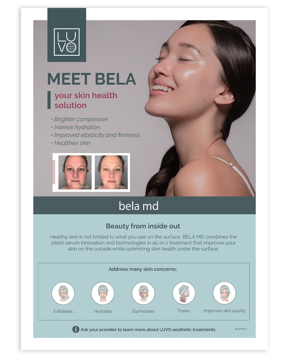 LUVO Bela MD Poster Bilingual - English and French