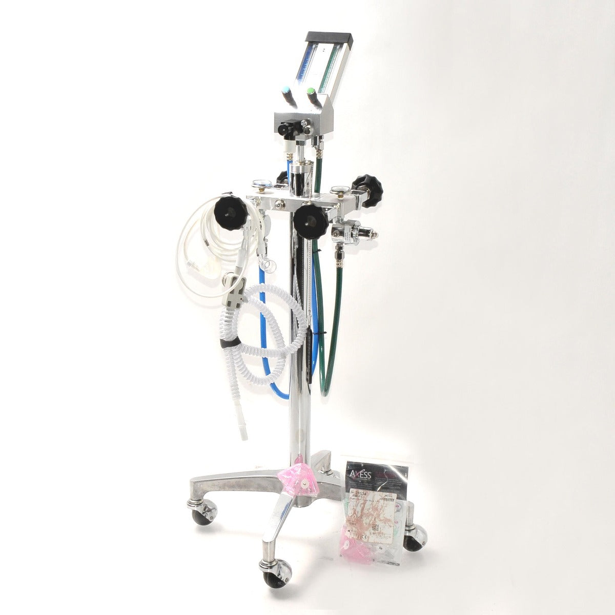 Belmed PC7 Analgesia Flowmeter Nitrous Oxide N2O Oxygen Portable Stand Dental