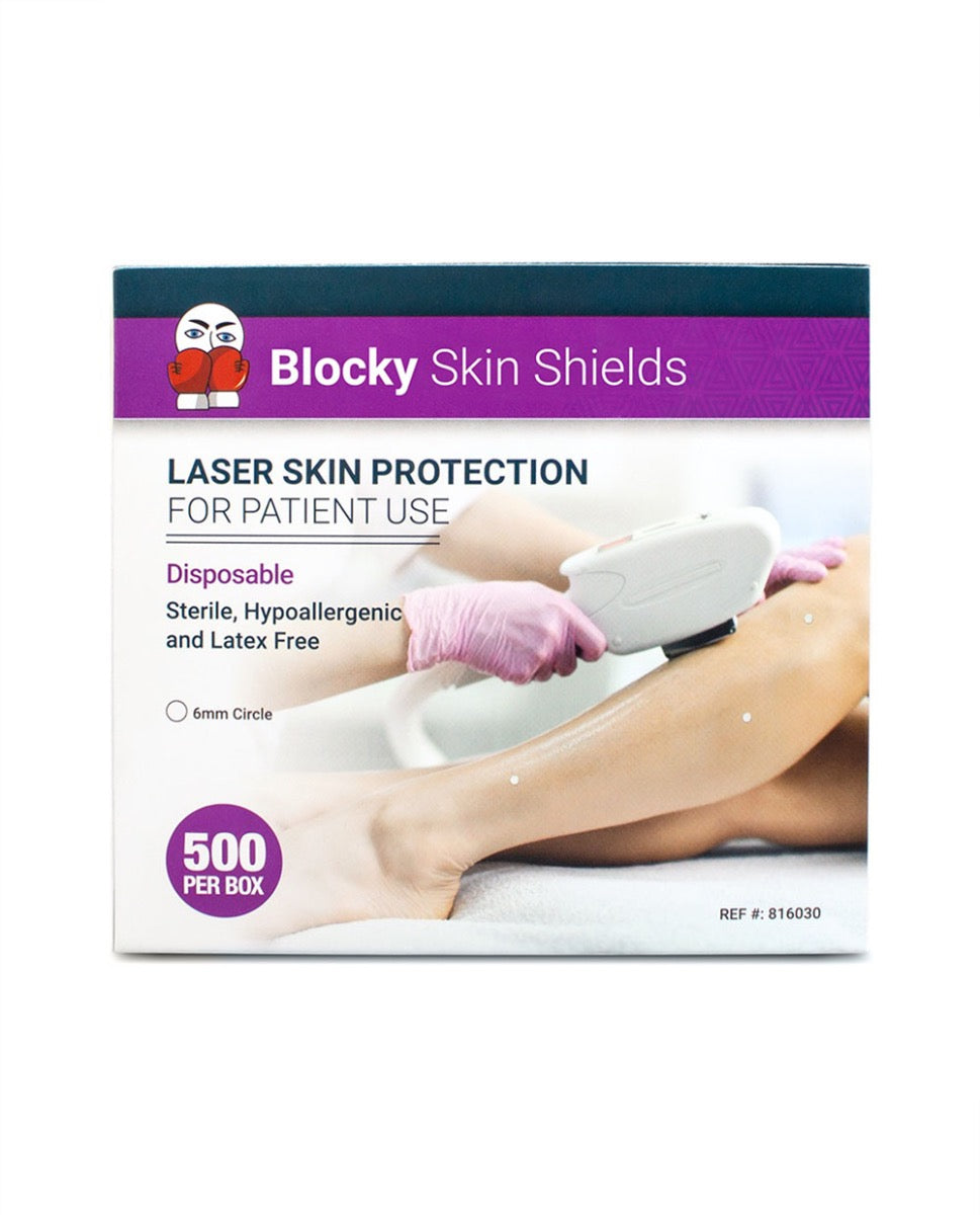 Blocky Skin Shields, IPL & Laser Protection