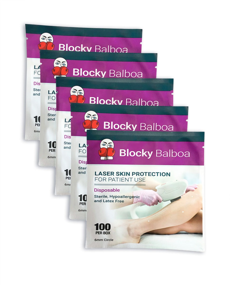 Blocky Skin Shields, IPL & Laser Protection