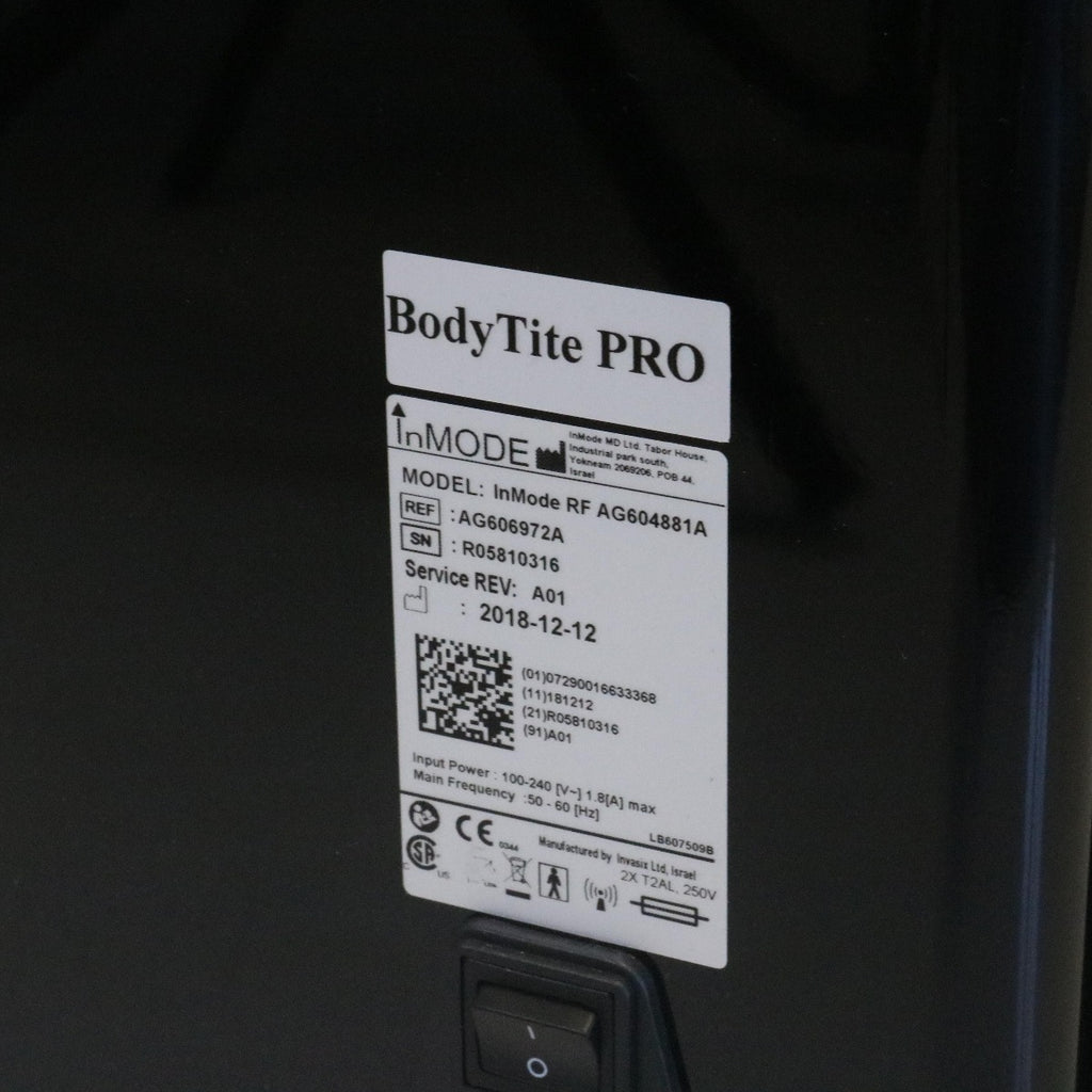 2018 InMode RF BodyTite PRO Fully Loaded Body Tight FaceTite Morpheus 8 Fractora