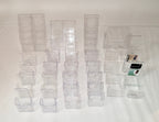 Brochure Display Info and Advertising Acrylic Holders Lot of 32 Various Sizes