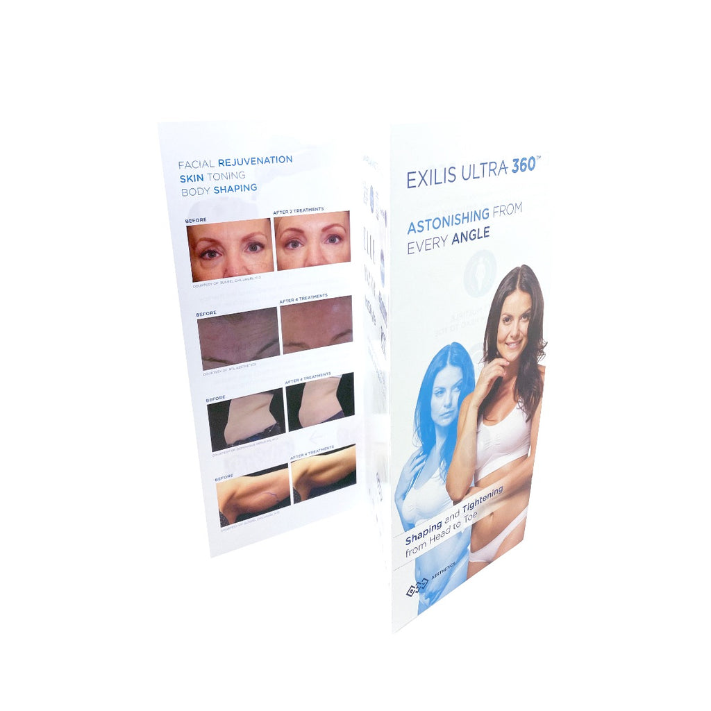 BTL Exilis Ultra 360 B&A Front Desk Stand Display & Brochure Holder