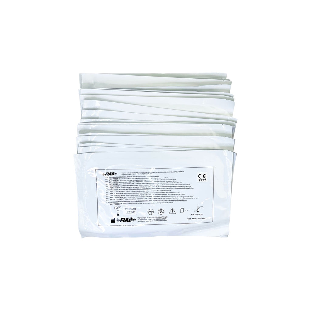 BTL Exilis RF Electrode Grounding Pads Exp. 06/2022 FIAB F7820 25 Box