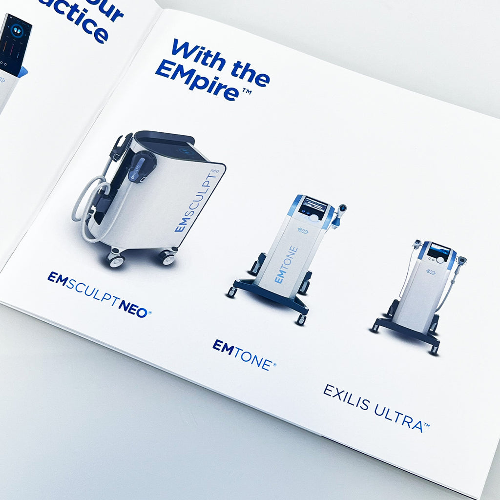 BTL Body EMpower Confidence System Before and After Marketing Booklet
