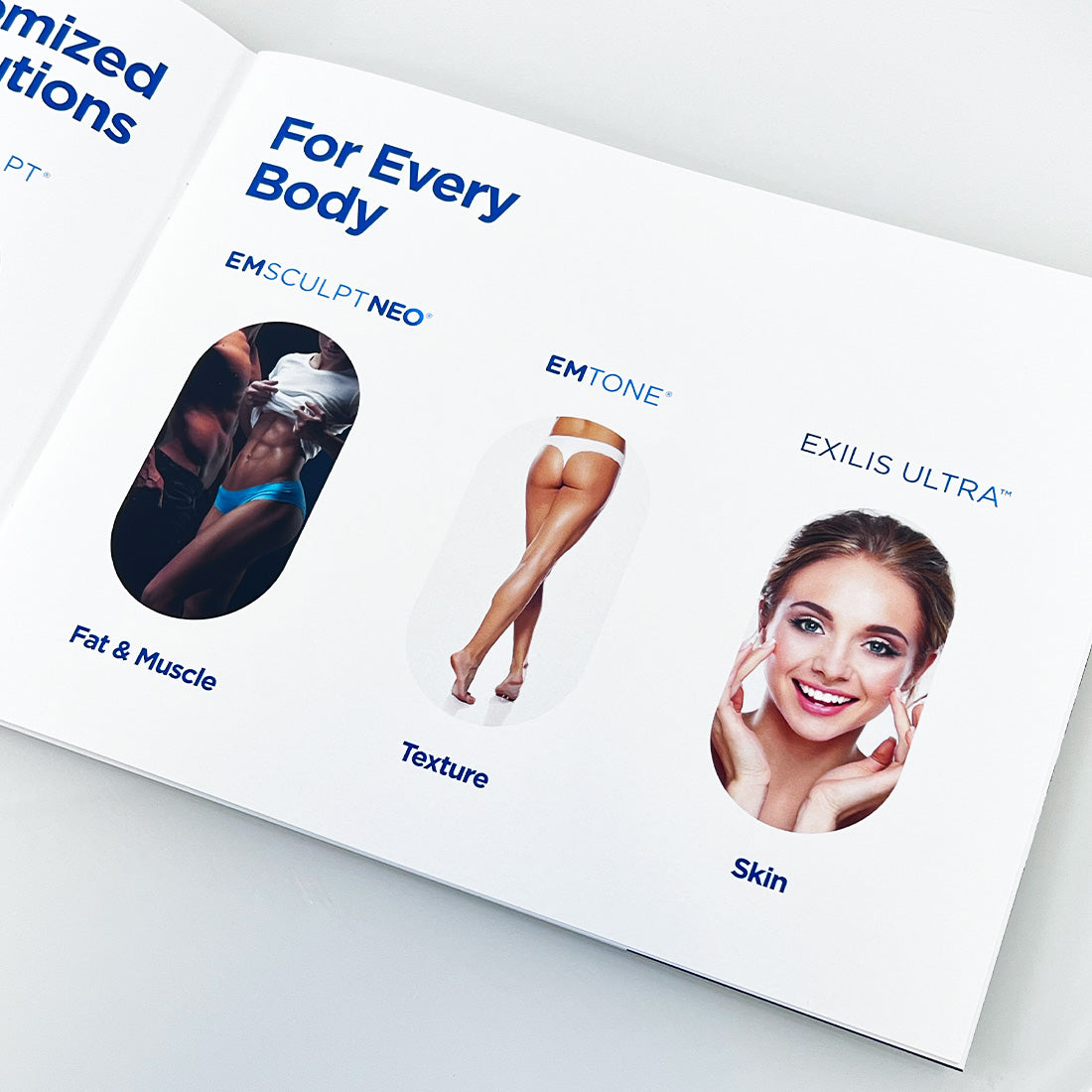 BTL Body EMpower Confidence System Before and After Marketing Booklet