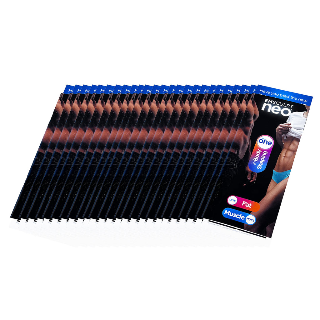 BTL EMSculpt NEO The One in Body Shaping Pamphlets Office Marketing 25-Pack