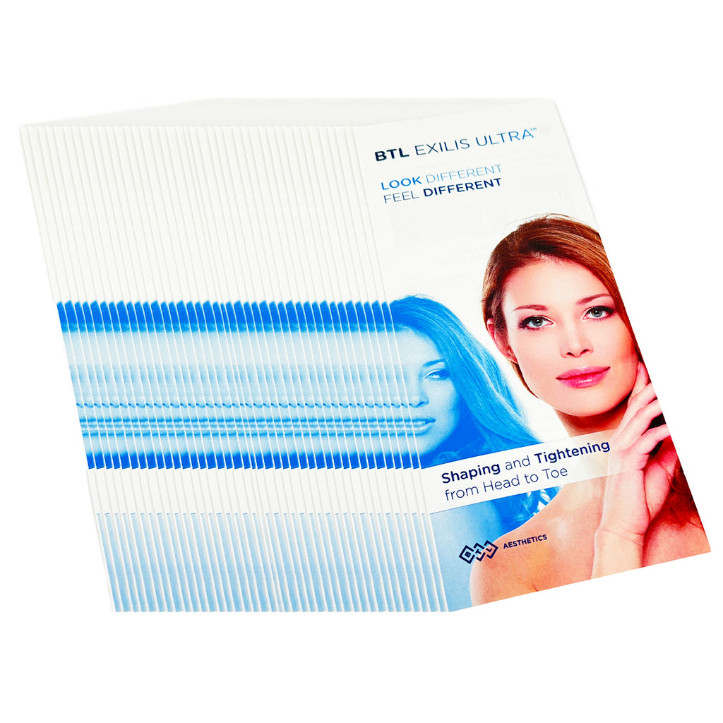 BTL Exilis Ultra Shaping and Tightening from Head to Toe Pamphlet Booklet 49x