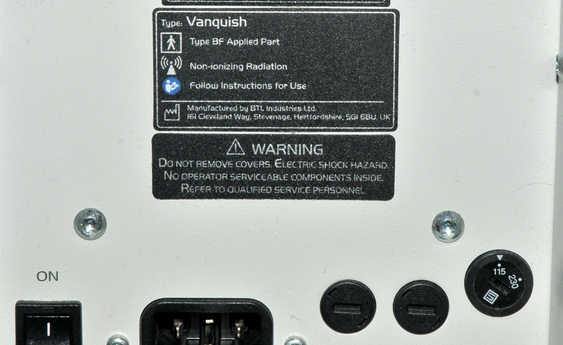 2013 BTL Vanquish ME RF RadioFrequency Abdomen Flex Core Applicator Body Contour