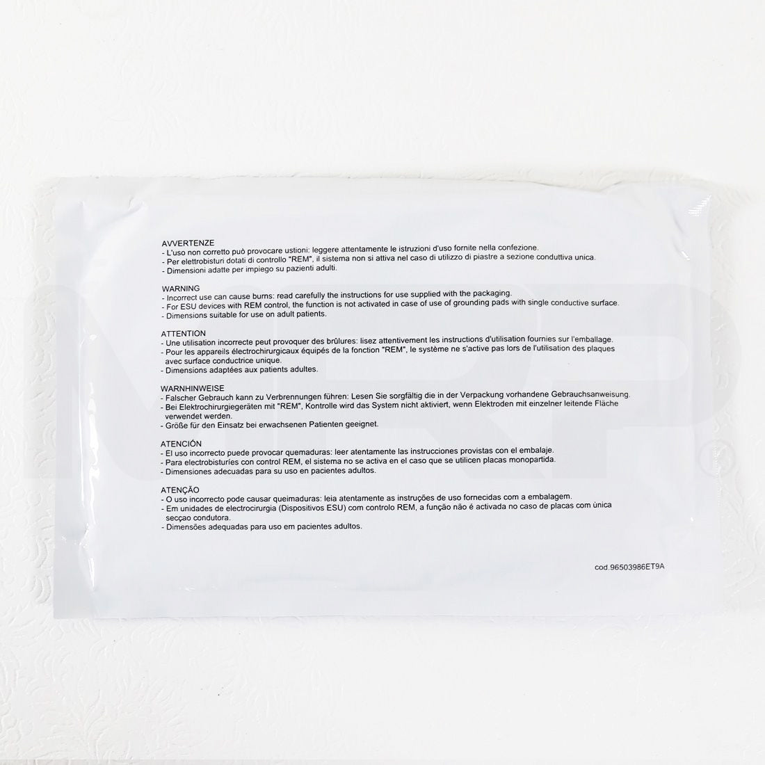BTL Electrosurgical Disposable Grounding Pads BTL-NE-170 Exp 03/2025 5 Pack