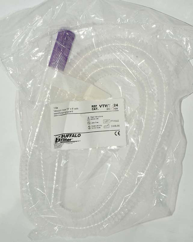 Buffalo Filter Clear Vacuum Hose VTWT324 7/8" x6' Wand & Sponge Guard New NIP