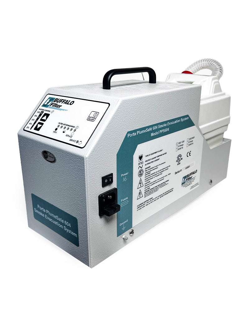 Buffalo Porta PlumeSafe 604 Smoke Evacuation System + ViroSafe XLL Filter PPS604