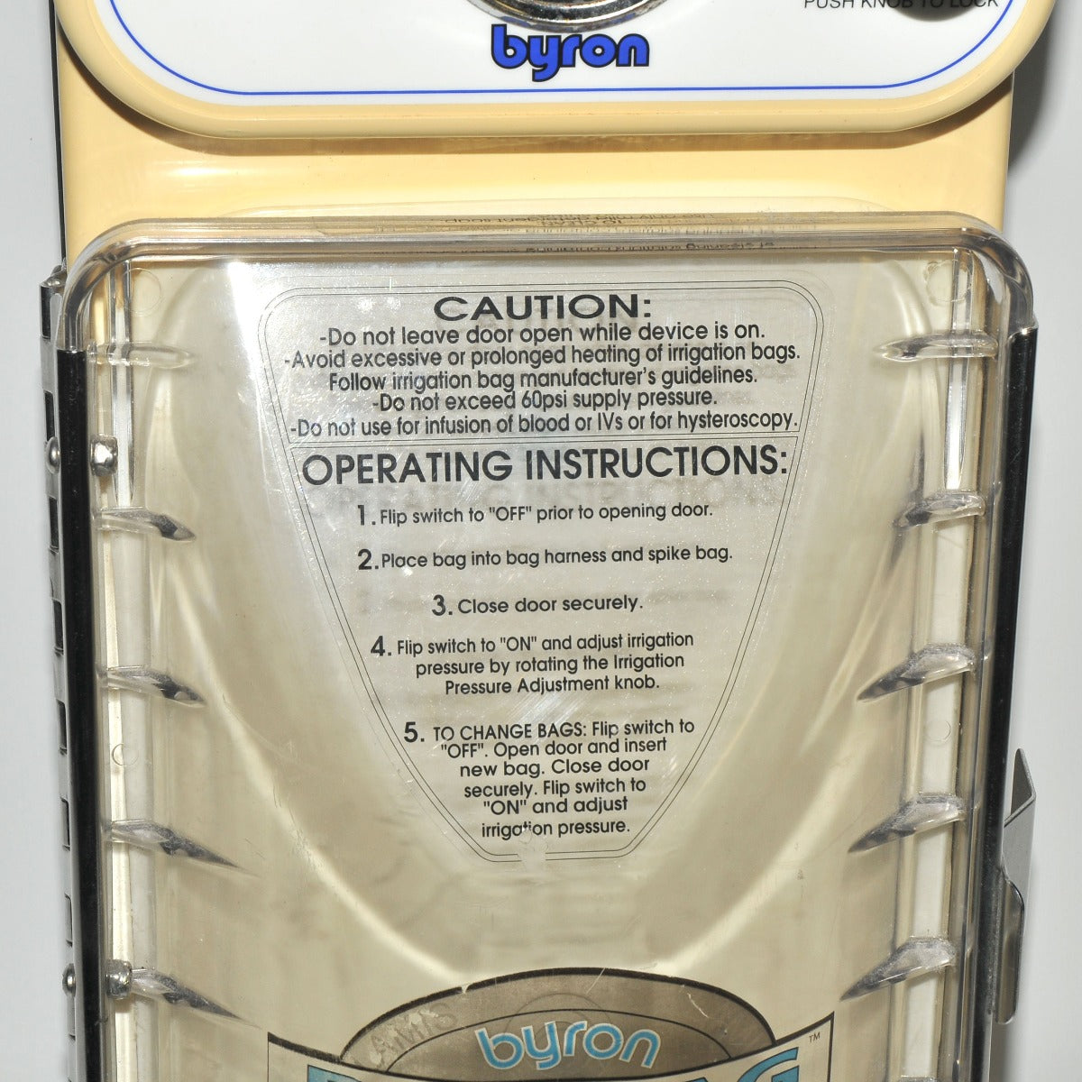 Byron Medical Big Bag 3000 Irrigation Pressure Unit BB3000 Pressurizer PSI-Tec