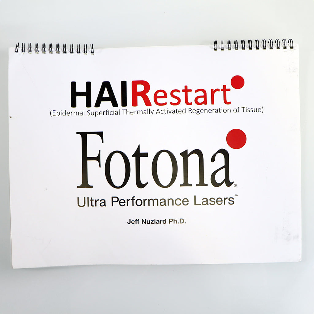 Fotona HAIRestart Epidermal Superficial Thermally Regeneration Marketing Booklet