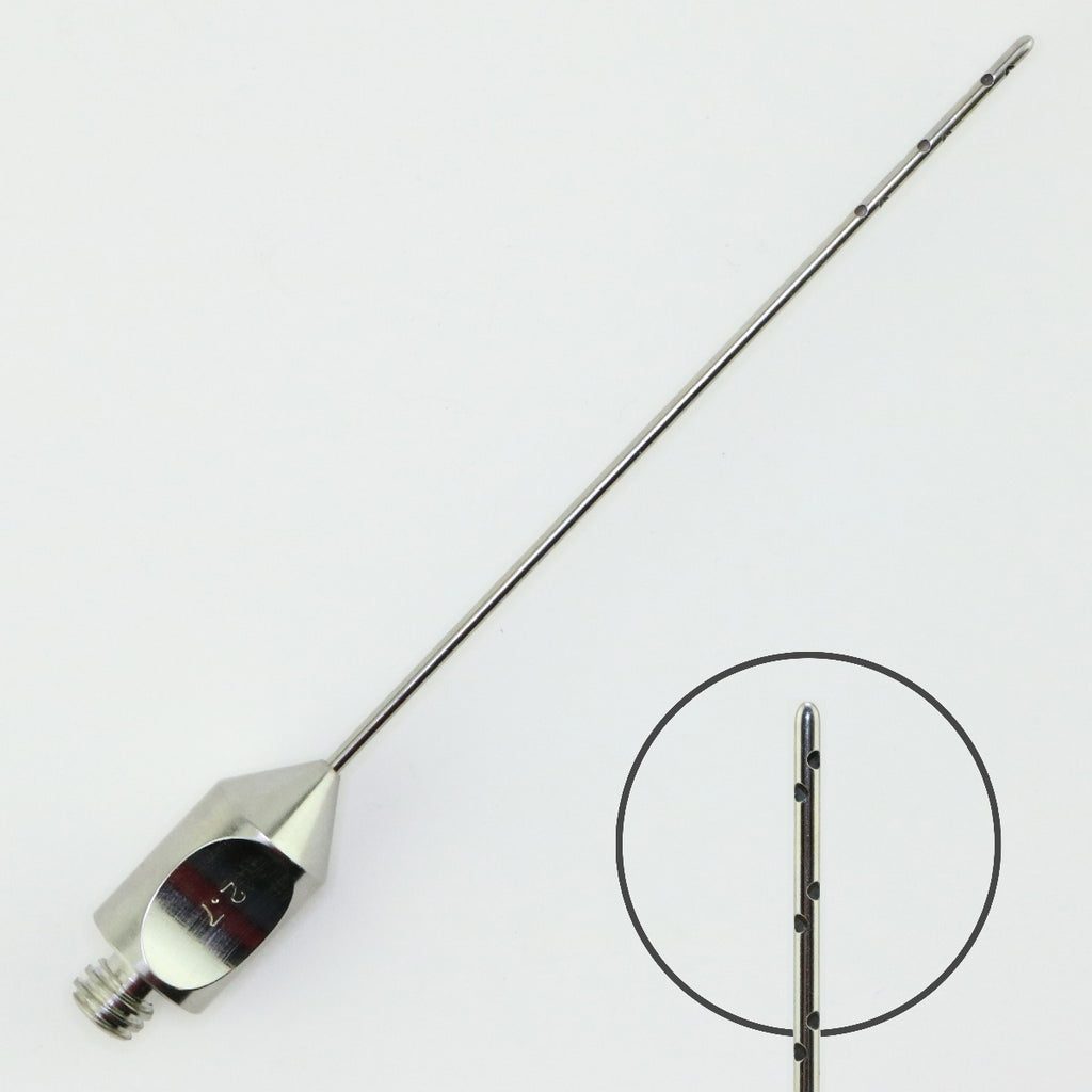 Wells Johnson Suction Aspiration Cannula|Multi-Hole 12|Blunt|2.7mm X 15cm