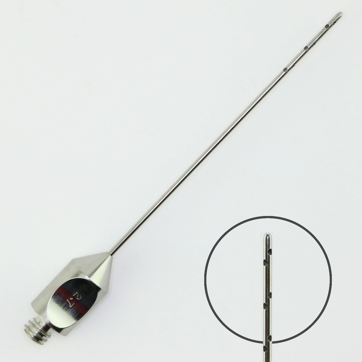 Wells Johnson Suction Aspiration Cannula|Multi-Hole 12|Blunt|2.7mm X 15cm